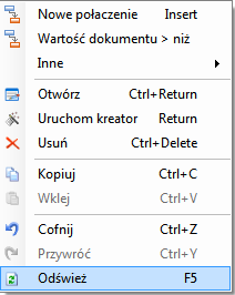 żadną klasą obiektów mogą być stosowane gdy rodzicem dla definicji kroku jest dowolny obiekt enova. Zakładki Ogólne i Workflow widoczne są dla definicji procesu w trybie Uproszczonym.