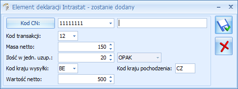 jeśli nie jest zaznaczony - na deklaracji możliwe jest wprowadzanie zmian, można ją usunąć z listy, ale nie można korygować ani wysłać do pliku XML jeśli jest zaznaczony na deklaracji nie można
