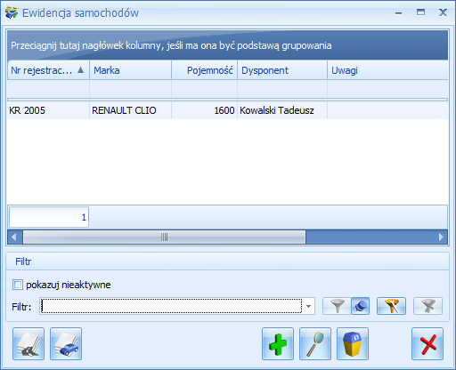 9 Ewidencja Samochodów 9.