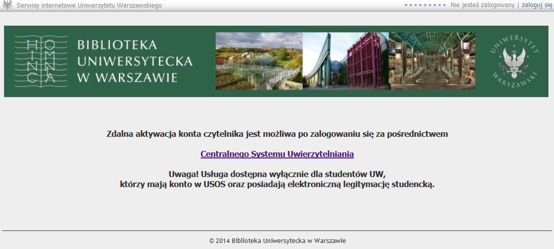 Integracja BUW z USOS Przykłady integracji USOS z systemem bibliotecznym poprzez migrator: 1.