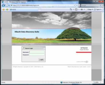 HITACHI DATA DISCOVERY SUITE Interfejs WEB dla użytkowników i administratorów Skalowalny