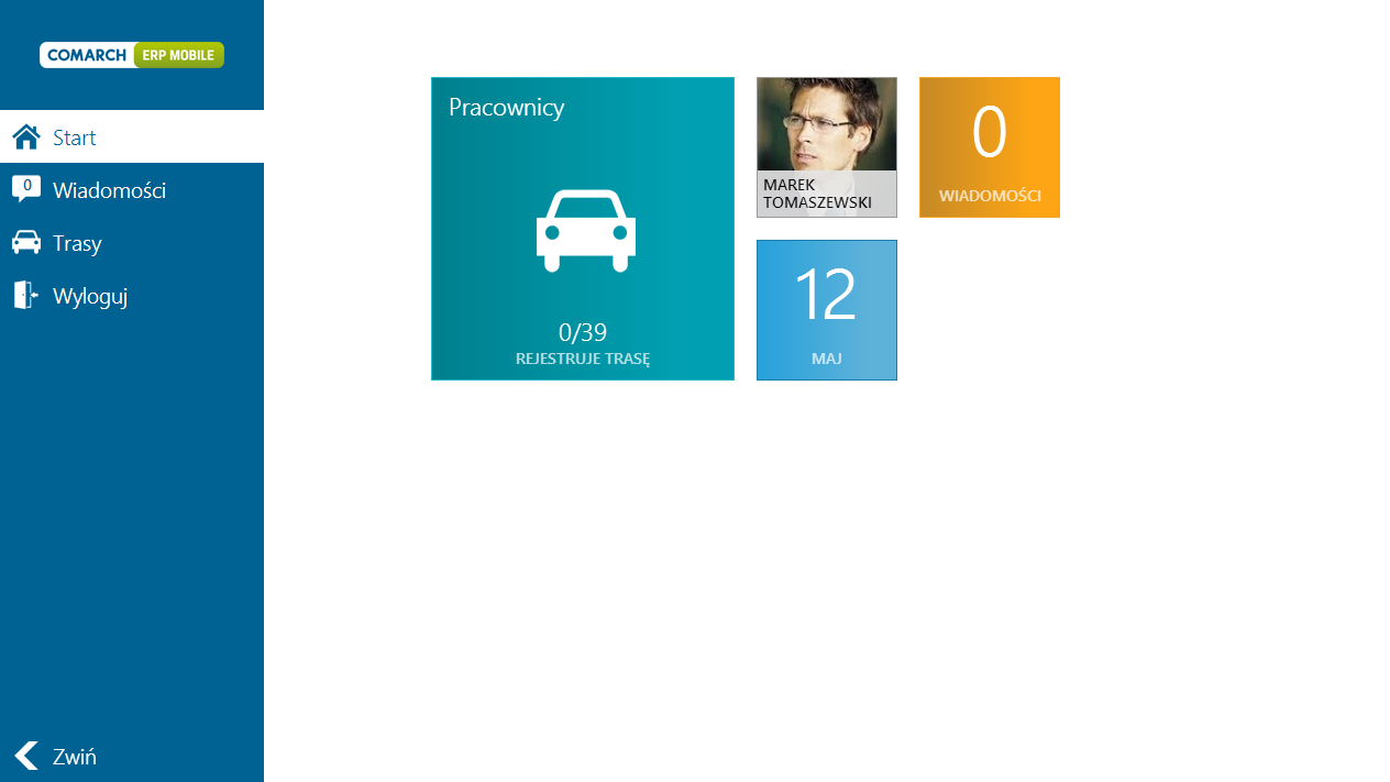 poprzez aplikację mobilną. Rys.