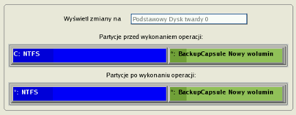 52 Można również dokonać modyfikacji rozmiaru partycji proporcjonalnie, jeżeli jest to konieczne, zaznaczając odpowiedni przycisk.