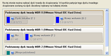 5. Kliknij przycisk Ok, aby wykonać operację. 79 Bieżąca wersja programu nie umożliwia dostępu do obrazów przy użyciu Eksploratora woluminu.