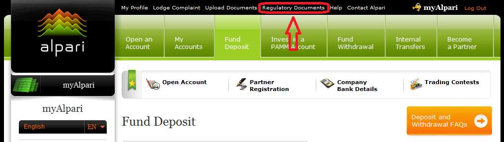 Najtańszą formą wpłaty jest przelew bankowy (Wire Transfers) Zostaniemy przeniesieni do panelu myalpari.