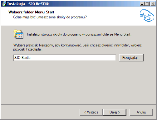 Rysunek 4. Folder w menu Start Na kolejnym etapie instalacji należy wybrać opcję Zainstaluj aplikację oraz serwer MS SQL 2008R2(rys. 5).
