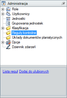 Reguły można podzielić na rachunkowe i merytoryczne. Efektem działania reguł jest raport błędów, który jest wyświetlany po każdorazowej weryfikacji wprowadzonych danych.
