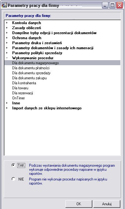 int ilimittwr = 999 // - ta wartość nie powinna przekraczać 999 i być nie mniejsza niż 150.