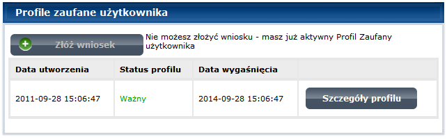 Rysunek 40 Jednorazowy kod autoryzujący przesłany na skrzynkę e-mail źródło: własne Po poprawnym potwierdzeniu użytkownik otrzyma na adres pocztowy odpowiednie powiadomienie zawierające informację,