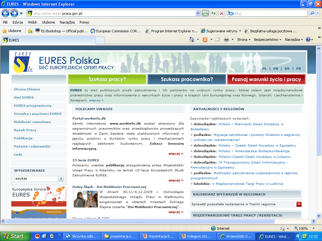 Polska strona EURES
