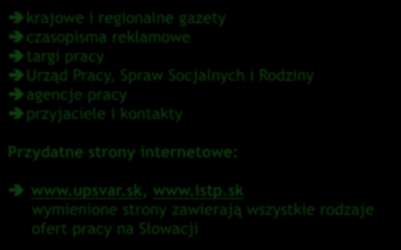 Jak szukać pracy krajowe i regionalne gazety czasopisma reklamowe targi pracy Urząd Pracy,