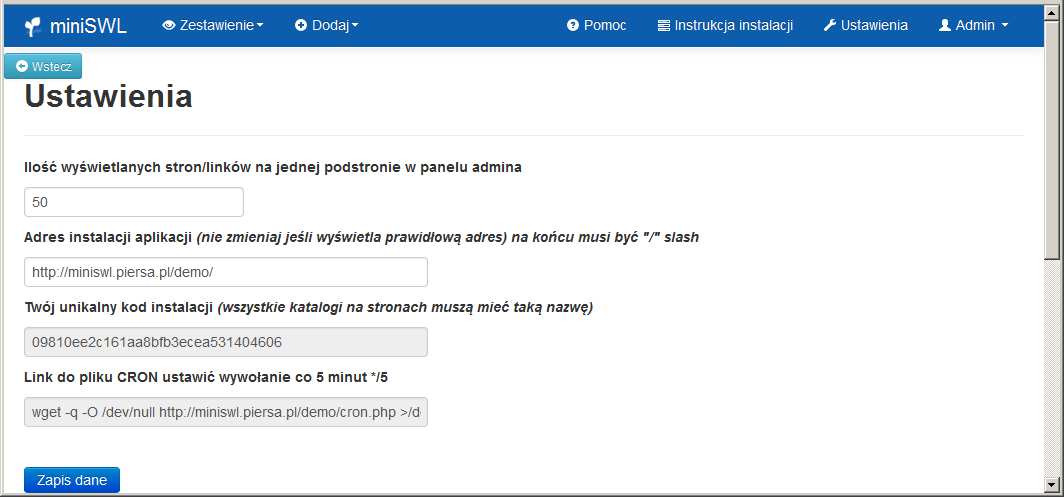 Jeśli mamy już wklejone to możemy uruchomić stronę powinien wyświetlić się link Google.pl prowadzący oczywiście do strony Google.