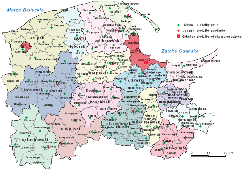 2. Charakterystyka gminy Puck 2.1. Położenie gminy Puck Gmina Puck jest gminą wiejską, położoną w północno-wschodniej części województwa pomorskiego, we wschodniej części powiatu puckiego.