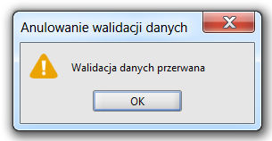 Szczegółwe infrmacje istniejących w sprządzanych tabelach rzbieżnściach widczne są, p wyświetleniu szczegółów niespełninych reguł.