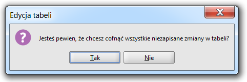 przy czyszczeniu tabeli umżliwia wybranie takiej pcji, która usunie dane, bez ddatkwych kmentarzy zapisanych w kmórkach (zb. rzdział 5.1.5.4.