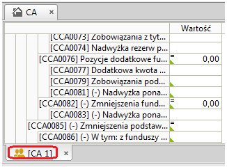 Wybór pcji: Otwórz tabele w trybie edycji na wyłącznść, czyli: spwduje: twarcie tabeli w standardwy spsób, tzn. tak jak przy dwukrtnym kliknięciu lewym przyciskiem myszy (zb. rysunek 12).