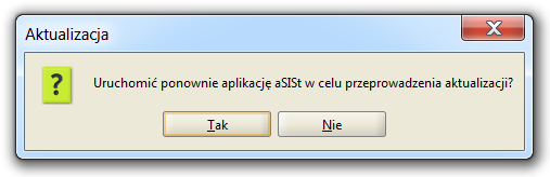 P pzytywnym zatwierdzeniu wyświetlneg zapytania, następuje pbieranie wskazanych plików aktualizacyjnych a p ich pbraniu wyświetla się ekran jak na rysunku 33. Rysunek 33.