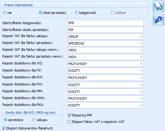 Podręcznik Użytkownika systemu Comarch OPT!MA Str. 261 Poprzez Internetową Wymianę Dokumentów poprzez serwer COMARCH w którym w momencie eksportu plik przesyłany jest na serwer COMARCH.