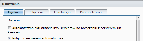 Uwaga: Aby uzyskać szczegółowe informacje o ustawieniach emule, otwórz Pomoc DSM i przejdź do tematu Download Station>eMule>Konfiguracja emule.