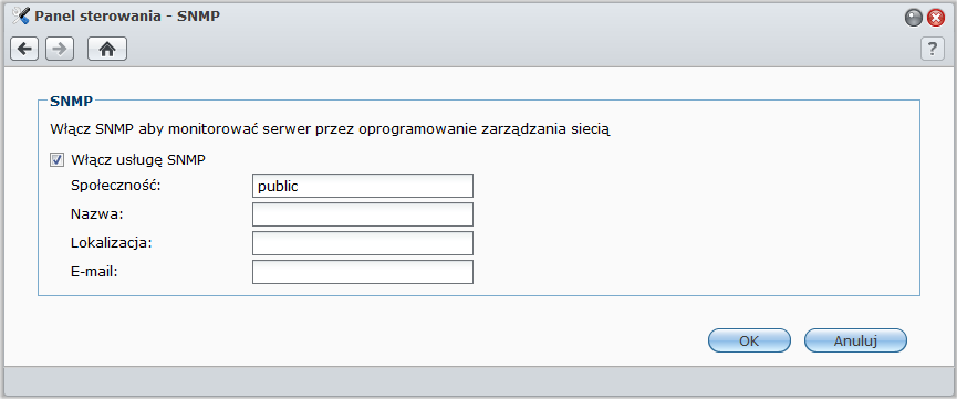 Ponowne instalowanie oprogramowania stacji Synology DiskStation Aby ponownie zainstalować oprogramowanie stacji Synology DiskStation bez utraty danych, można użyć przycisku RESET na tylnym panelu