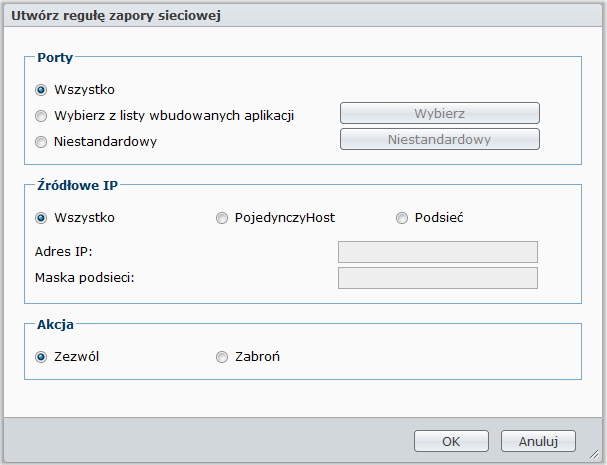 Rozdział Zabezpieczanie połączeń internetowych Rozdział 6: 6 Po udostępnieniu stacji Synology DiskStation w Internecie konieczne jest zabezpieczenie jej przed atakami hakerów.