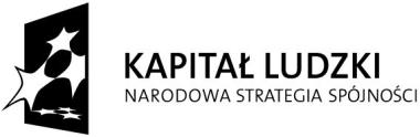 Zapytanie ofertowe Opole, dnia 10 stycznia 2013 Dotyczy projektu: E marketing- szansą rozwoju nr WND-POKL.08.01.01-02-314/12, współfinansowanego ze środków Unii Europejskiej w ramach Europejskiego Funduszu Społecznego.