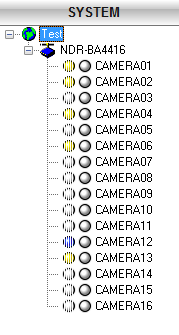 Oprogramowanie sieciowe dla rejestratorów NDR-BA2208, NDR-BA2416, NDR-BA4104 i NDR-BA4416. - instrukcja obsługi wer.1.0 PRACA Z PROGRAMEM Zdefiniowana strefa pojawi się na liście.