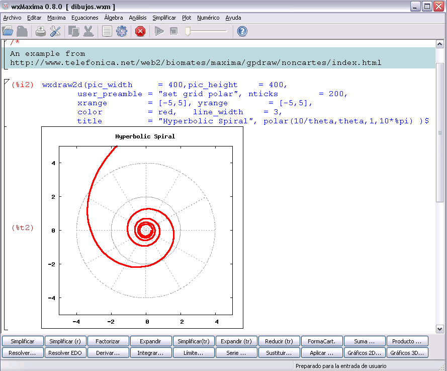 wxmaxima = wx + Maxima