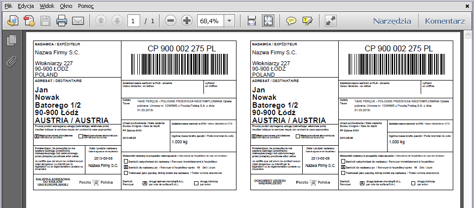 Elektroniczny Nadawca Skrócona instrukcja obsługi - PDF Darmowe pobieranie