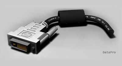Połączenie monitora z komputerem (2) Złącze cyfrowe DVI (Digital Video Interface) Cyfrowy standard przesyłania sygnału wideo, w odmianach DVI-I oraz DVI-A