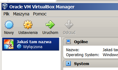 Teraz zainstalujemy Windows 10 na wirtualnej maszynie.