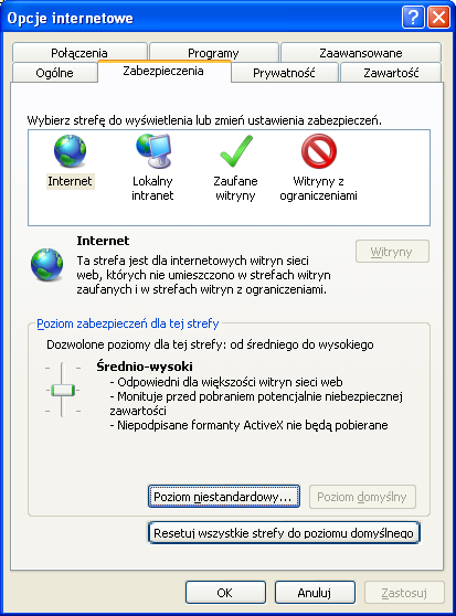 3. PRZEGLĄDARKA INTERNET EXPLORER 3.1 Informacje ogólne Przeglądarka int