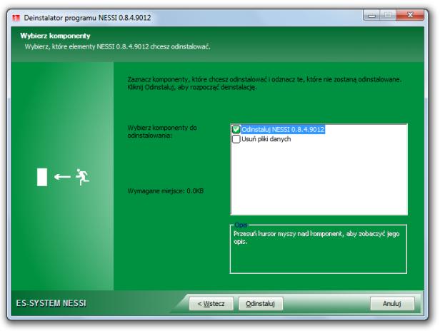 Po kliknięciu przycisku Dalej Instalator wyświetli kolejne okno z wyborem języka programu NESSI: Dostępne są następujące wersje językowe programu