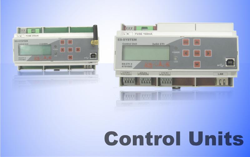 1.3. Jednostki Sterujące CTI2 Jednostki Sterujące - Control Unit to autonomiczne urządzenia do nadzorowania stanu opraw oświetlenia awaryjnego.