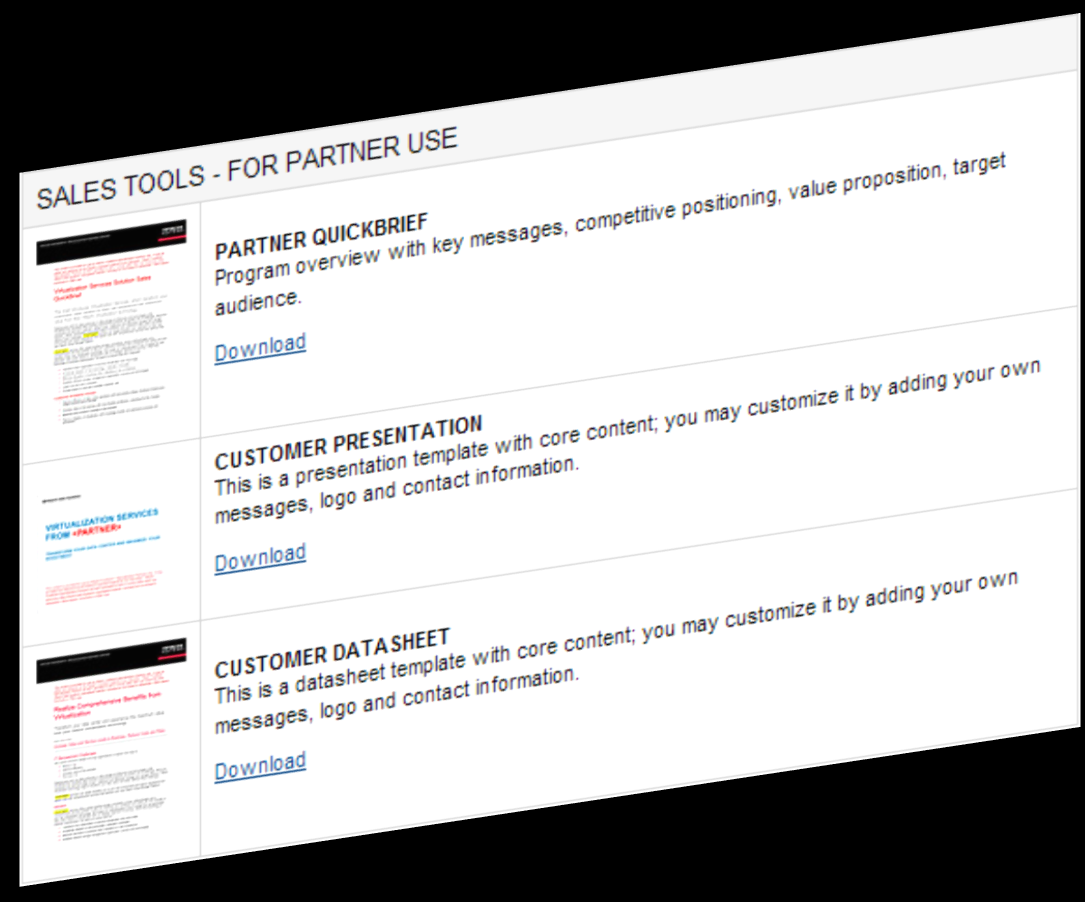 MARKETING TOOL KITS VALUE PROPOSITION MESSAGING AND