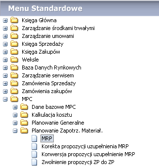 Należy uruchomić funkcję tworzenia nowego pliku roboczego poprzez wpisania Tak w polu 1 (Rysunek). 1 Rysunek Ekran potwierdzenia tworzenia nowego pliku kalkulacji MPS.