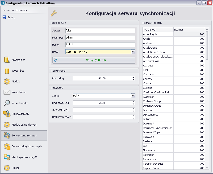 Rys. 124 Lista numeratorów po przeprowadzeniu konwersji numeratorów Po poprawnym zdefiniowaniu oddziału Retail, (przypisaniu serii odległej, magazynów odległych, rejestrów odległych, przypisaniu grup