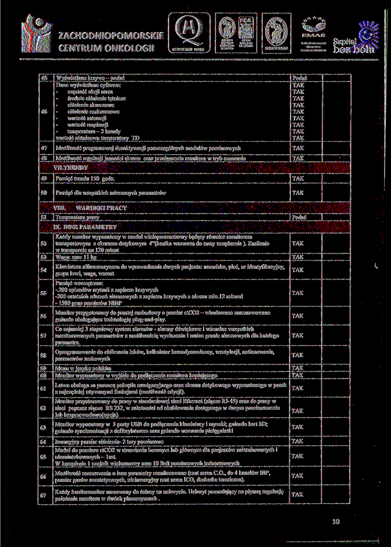 45 EIVIXVS ISO 14401 PNJ4-1S001 AG014 OMS, EMS REG.NO. PL 2.