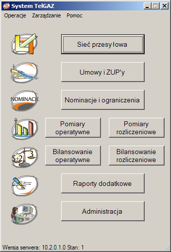 bilansowanie operatywne (Operatywny Raport Przesyłu) rozbudowane narzędzia wpierające proces analizy i tworzenia raportów otwarte interfejsy bazujące na