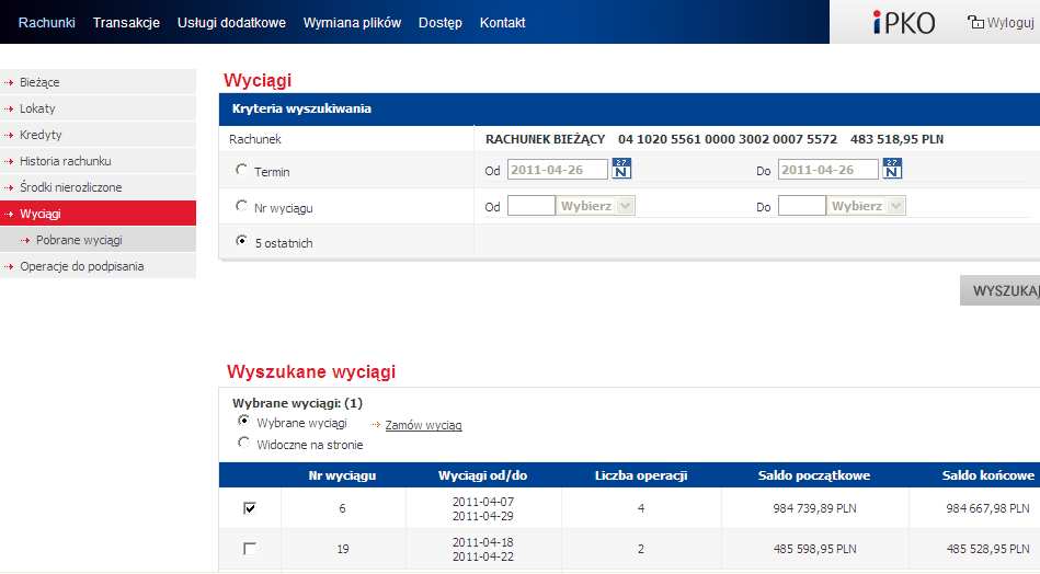 13 OPERACJE DO PODPISANIA Wybranie funkcji Operacje do podpisania skutkuje