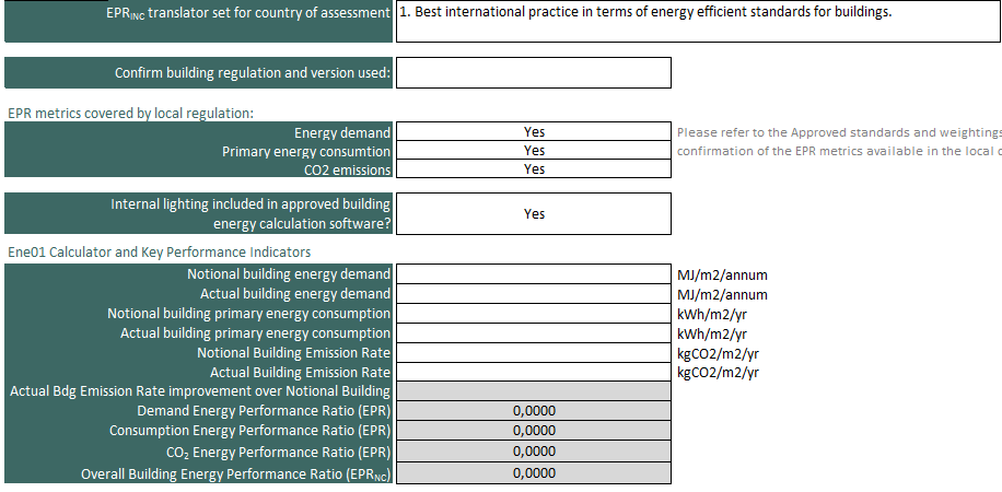 BREEAM 2013 Efektywność energetyczna 18 Ene 01 Energy efficiency (15 punktów) Potwierdzenie