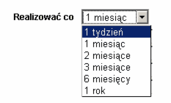 - wyświetlenie danych w formularzu w celu wprowadzenia zmian. Przykładowy formularz zlecenia stałego jest na rysunku poniżej.