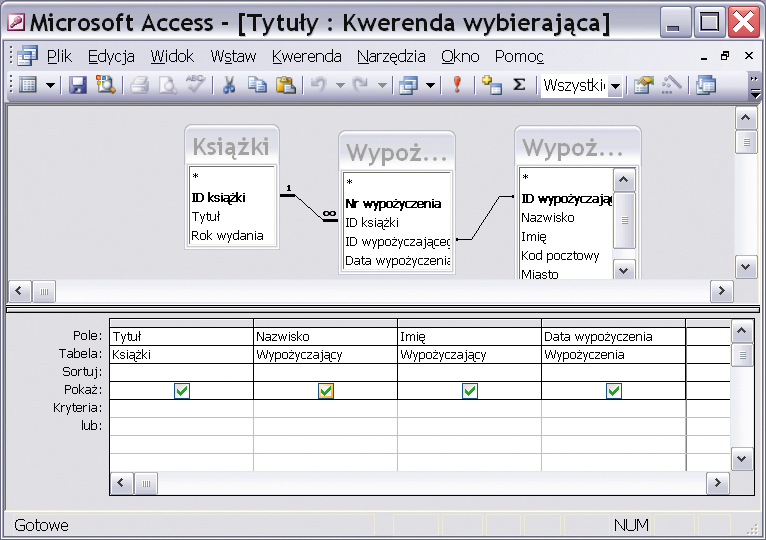 W tym celu został stworzony cały język zapytań, w skrócie nazywany SQL. Bazę odpytuje się za pomocą kwerend (słowo pochodzi od ang. query).