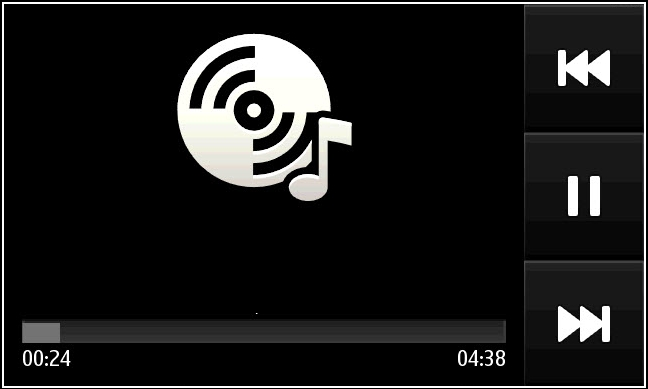Muzyka i dźwięk 77 Przy użyciu aplikacji Odtw. muz. można słuchać muzyki i podcastów również poza domem. Wskazówka: Więcej muzyki można pobrać z serwisu Muzyka Ovi. Wybierz Menu > Muzyka > Ovi Muzyka.