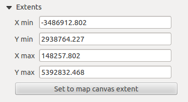 Rysunek 18.4: Map Item properties Tab properties, you can update the print composer view selecting the map element in the print composer and clicking the [Update preview] button.
