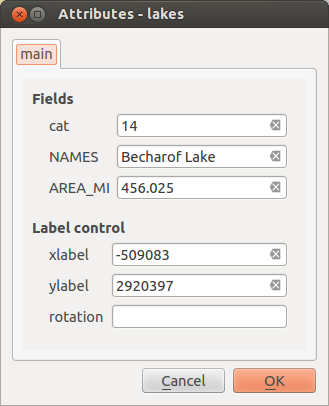 Rysunek 12.20: Dialog to create categories with the Attribute editor layout Rysunek 12.