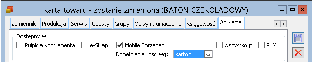 Rys. 6. Raport prowizji Rys. 7. Edycja parametrów Raportu prowizji 2. Dokumenty 2.1. Kontrola sprzedaży w opakowaniach zbiorczych Funkcja dostępna tylko przy współpracy z Comarch ERP XL.