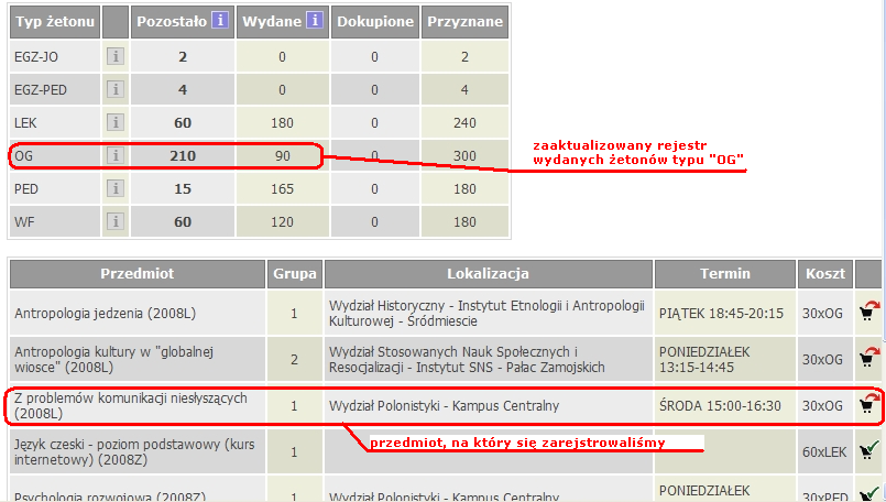 W górnej części rysunku 9 (porównaj: Rysunek 6: Szczegóły grupy zajęciowej, str.