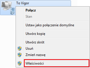 Zmień ustawienia karty sieciowej.