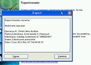 53 13. Kliknij przycisk Zakończ, aby zamknąć Korektor rozruchu. 14. Uruchom ponownie komputer. 5.2.